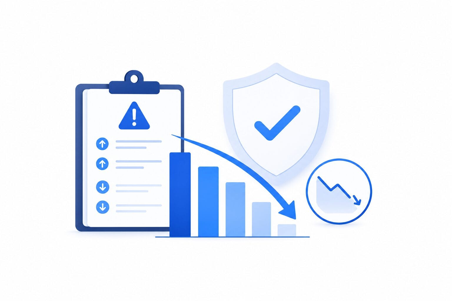 A detailed infographic illustrating PEO solutions high-hazard risk management strategies, featuring safety icons and data cha